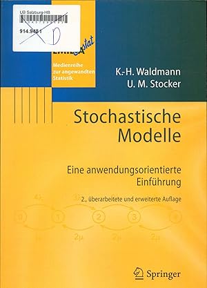 Seller image for Stochastische Modelle : Eine anwendungsorientierte Einfhrung for sale by avelibro OHG