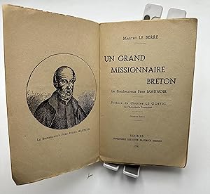 Imagen del vendedor de Un grand missionnaire breton le Bienheureux Pre Maunoir a la venta por Lioudalivre