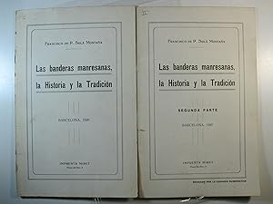 Imagen del vendedor de LAS BANDERAS MANRESANAS, LA HISTORIA Y LA TRADICIN. 1 Y 2 PARTE a la venta por Costa LLibreter