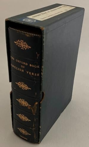 The Oxford Book of English Verse 1250-1918. [New Edition, in slipcase w. lambskin binding]