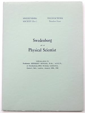 Bild des Verkufers fr Swedenborg as a Physical Scientist zum Verkauf von PsychoBabel & Skoob Books