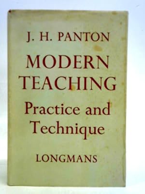 Imagen del vendedor de Modern Teaching Practice And Technique a la venta por World of Rare Books