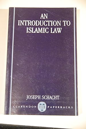 Bild des Verkufers fr an introduction to islamic law NUOVO zum Verkauf von STUDIO PRESTIFILIPPO NUNZINA MARIA PIA