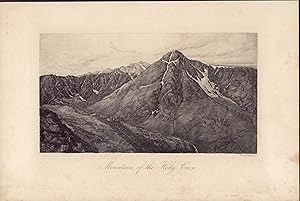 Imagen del vendedor de Original Stahlstich. 1879. Mountain of the Holy Cross. a la venta por ANTIQUARIAT Franke BRUDDENBOOKS