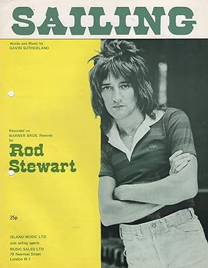 Sailing Rod Stewart 1970s Sheet Music