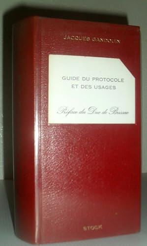 Seller image for Guide du Protocole et des Usages for sale by Washburn Books