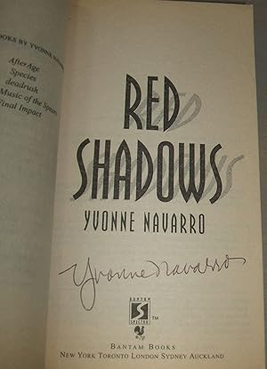 Seller image for Red Shadows // The Photos in this listing are of the book that is offered for sale for sale by biblioboy