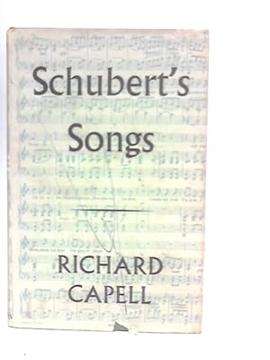 Seller image for Schubert's Songs for sale by World of Rare Books