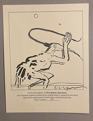 Seller image for Clive Barker: Illustrator. [Signed Limited With Original Sketch]. for sale by Dark Parks Books & Collectibles