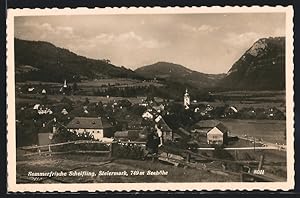 Ansichtskarte Scheifling /Steiermark, Blick über den Ort