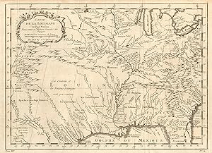 Carte de la Louisiane et Pays Voisins [Map of Louisiana and neighbouring country]