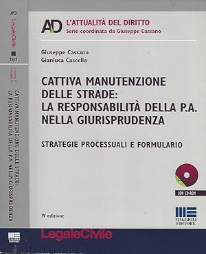 Bild des Verkufers fr Cattiva manutenzione delle strade: la responsabilit della P.A. nella giurisprudenza Strategie processuali e formulario zum Verkauf von Biblioteca di Babele