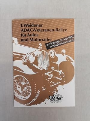 1. Weidener ADAC-Veteranen-Rally für Autos und Motorräder am Sonntag, 31. Mai 1987, in Weiden (Ob...