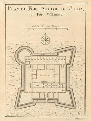 Plan du Fort Anglois de Juida ou Fort Williams [Plan of the English fort at Ouidah, or Fort Willi...