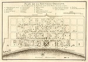 Plan de la Nouvelle Orléans [Map of New Orleans]