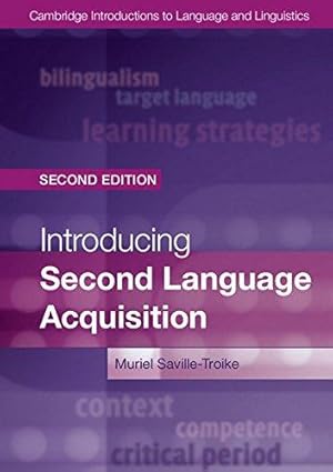 Bild des Verkufers fr Introducing Second Language Acquisition, Second Edition (Cambridge Introductions to Language and Linguistics) zum Verkauf von WeBuyBooks