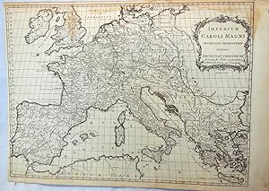 Mapa Antiguo - Old Map : IMPERIUM CAROLI MAGNI, Occidentis Imperatoris ad finem Saeculi post Chri...