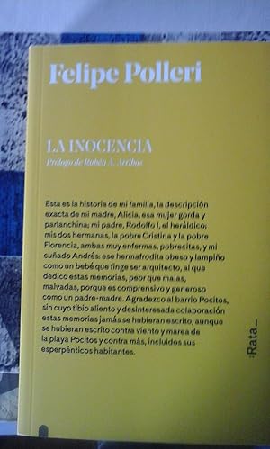 Imagen del vendedor de LA INOCENCIA (novela) (Barcelona, 2017) a la venta por Multilibro