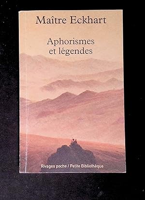 Image du vendeur pour Aphorismes et lgendes mis en vente par LibrairieLaLettre2