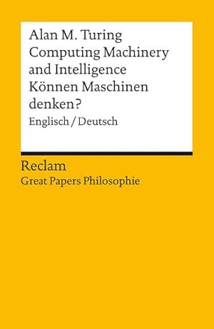 Imagen del vendedor de Computing Machinery and Intelligence / Knnen Maschinen denken? a la venta por Wegmann1855