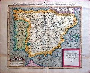 Mapa Antiguo - Old Map : SPAIN (ESPAÑA)