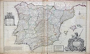 Imagen del vendedor de Mapa Antiguo - Old Map : A New and Exact MAP of SPAIN & PORTUGAL, Divided into its Kingdoms and Principalities a la venta por LIBRERA MAESTRO GOZALBO