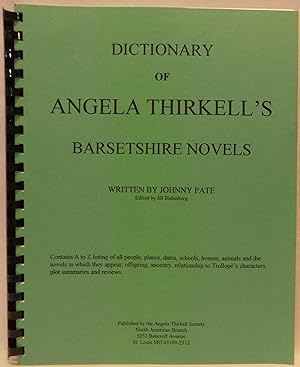 Dictionary of Angela Thirkell's Barsetshire Novels