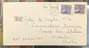 Handwritten letter to John A. Zeigler