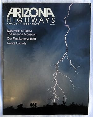 Image du vendeur pour Arizona Highways August 1986 mis en vente par Argyl Houser, Bookseller