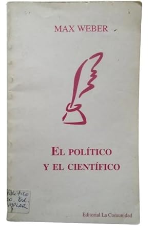 Seller image for El Poltico Y El Cientfico for sale by Librera Aves Del Paraso