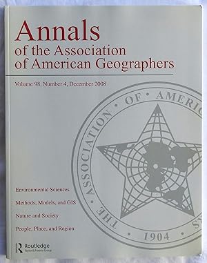 Immagine del venditore per Annals of the Association of American Geographers Volume 98 Number 4 December 2008 venduto da Argyl Houser, Bookseller