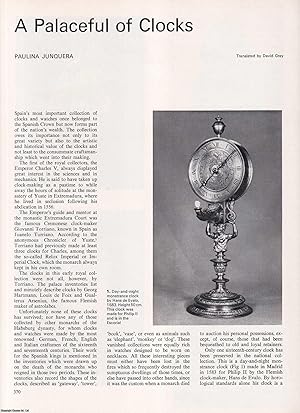 Imagen del vendedor de Spain's Most Important Collection of Clocks and Watches; Now Part of the Nation's Wealth. An original article from Apollo, International Magazine of the Arts, 1968. a la venta por Cosmo Books