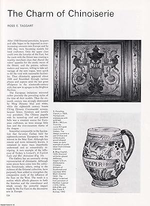 Bild des Verkufers fr The Charm of Chinoiserie. An original article from Apollo, International Magazine of the Arts, 1972. zum Verkauf von Cosmo Books