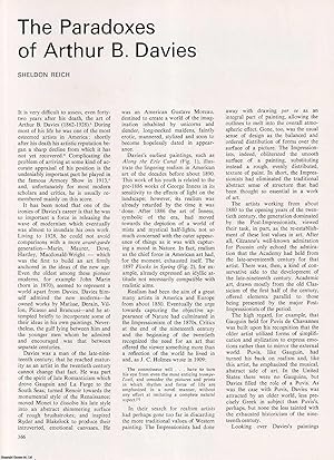 Immagine del venditore per The Paradoxes of Artist Arthur B. Davies. An original article from Apollo, International Magazine of the Arts, 1970. venduto da Cosmo Books