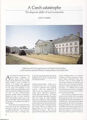 Imagen del vendedor de A Czech Catastrophe: The Threat to Country Houses and Works of Art. Together with, Conservation in Czechoslovakia: Problems and Solutions. Two original articles from Apollo, International Magazine of the Arts, 1991. a la venta por Cosmo Books