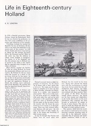 Seller image for Life in Eighteenth-Century Holland. An original article from Apollo, International Magazine of the Arts, 1972. for sale by Cosmo Books