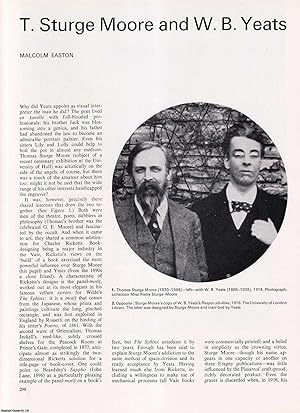 Seller image for T. Sturge Moore and W.B. Yeats. An original article from Apollo, International Magazine of the Arts, 1970. for sale by Cosmo Books