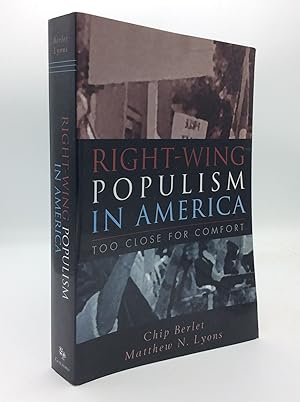 Bild des Verkufers fr RIGHT-WING POPULISM IN AMERICA: Too Close for Comfort zum Verkauf von Kubik Fine Books Ltd., ABAA