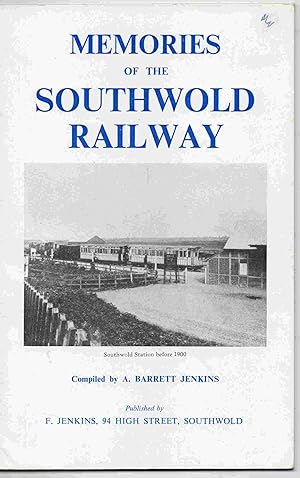 Bild des Verkufers fr Memories of the Southwold Railway zum Verkauf von Joy Norfolk, Deez Books