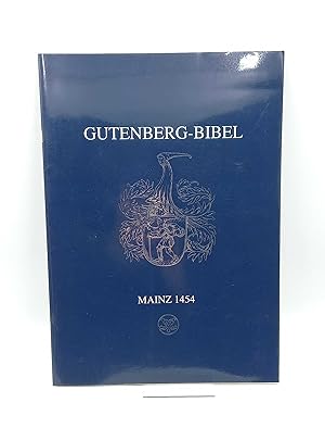 Immagine del venditore per Gutenberg-Bibel. Mainz 1454 (Dokumentation mit 3 Faksimilefolien) venduto da Antiquariat Smock
