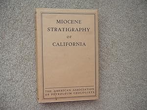 Seller image for Miocene Stratigraphy of California. (1955). for sale by Holly Books