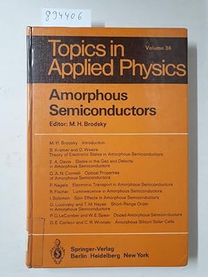 Seller image for Amorphous Semiconductors (Topics in Applied Physics, 36, Band 36) : for sale by Versand-Antiquariat Konrad von Agris e.K.