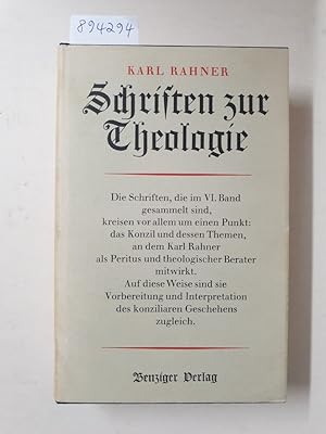 Schriften zur Theologie : Band VI : Neuere Schriften : (mit Schutzumschlag) :