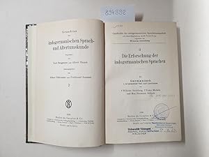 Bild des Verkufers fr Geschichte der indogermanischen Sprachwissenschaft, Band 2: Germanisch 1. Allgemeiner Teil und Lautlehre, 2. Lieferung (Grundriss der indogermanischen Sprach- und Altertumskunde 2) : zum Verkauf von Versand-Antiquariat Konrad von Agris e.K.