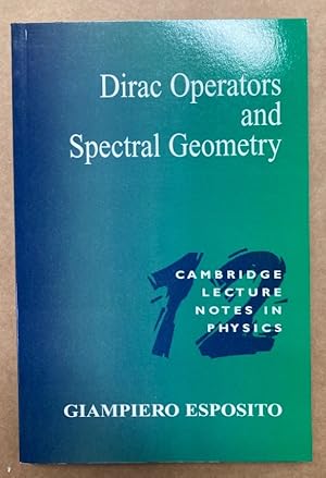 Bild des Verkufers fr Dirac Operators and Spectral Geometry. zum Verkauf von Plurabelle Books Ltd