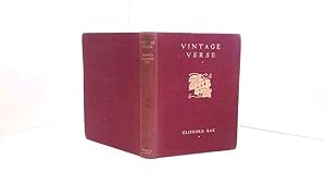 Seller image for VINTAGE VERSE for sale by Goldstone Rare Books
