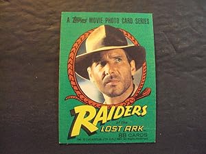 11 Raiders Of The Lost Ark Cards 1981 Topps