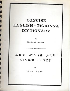 Concise English-Tigrinya Dictionary