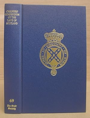 Bild des Verkufers fr Compendium Of The Laws Of Scotland By David Chalmers Of Ormond zum Verkauf von Eastleach Books