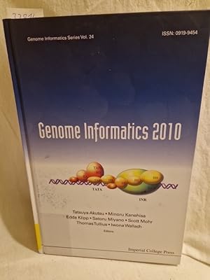 Immagine del venditore per Genome Informatics 2010: The 10th Annual International Workshop on Bioinformatics and System Biology (IBSB 2010), Kyoto University, Japan, 26 - 28 July 2010. (= Genome Informatics Series, Vol. 24). venduto da Versandantiquariat Waffel-Schrder